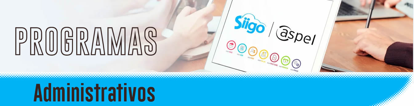 Aspel sae, coi, noi, punto de venta, nomina, facturacion, bancos, caja, producion, administracion, cuentas por cobrar, pagar